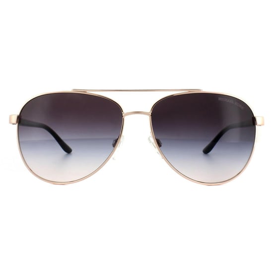 Michael Kors Aviator Womens Rose Gold Brown Gradient zonnebril - Image 1