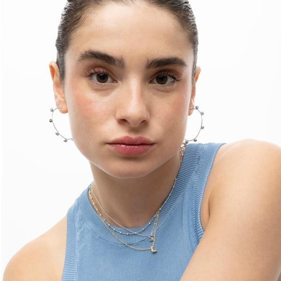Luxenter Sterling Zilver 925 Ketting met Veelkleurige Zirkonia Afgewerkt in 18K Geel Goud - Alfabet - Image 2