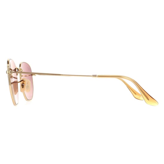 Ray-Ban Square Unisex Polerat guld Brun Gradient Hexagonal RB3548N - Image 3
