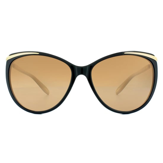 Ralph by Ralph Lauren Cat Eye Dames Donkerbruin Bruin Oranje Kleurverloop Zonnebril - Image 1