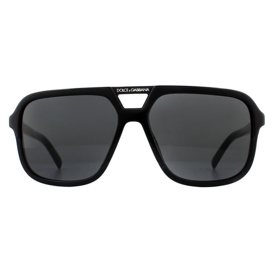 Dolce & Gabbana Zonnebril DG4354 501/87 Zwart Grijs Verloop - Image 1