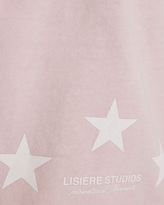 River Island Mens Shorts Pink Oversized Fit Lisiere Graphic - Image 5