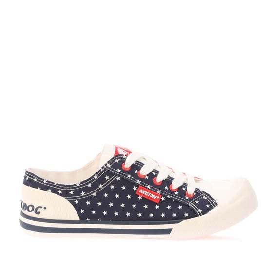 Women's Rocket Dog Jazzin Spangle Banner Pumps in Red navy - Image 1
