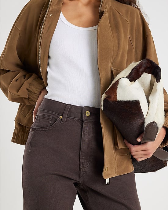 River Island Womens Mom Sculpt Jeans Brown Mid Rise - Image 4