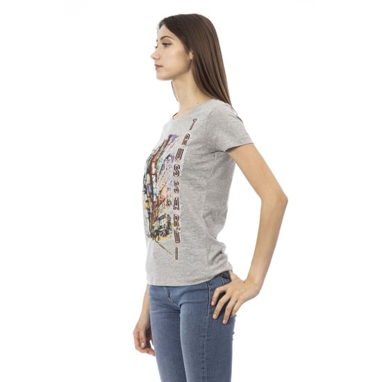 Grijze Korte Mouwen Graphic T-shirt - Image 2