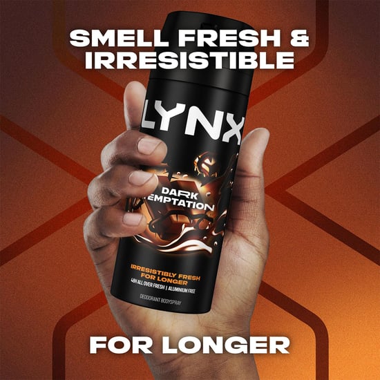 Lynx Body Spray Dark Temptation 48-H High Definition Fragrance Deo, 3x150ml - Image 2