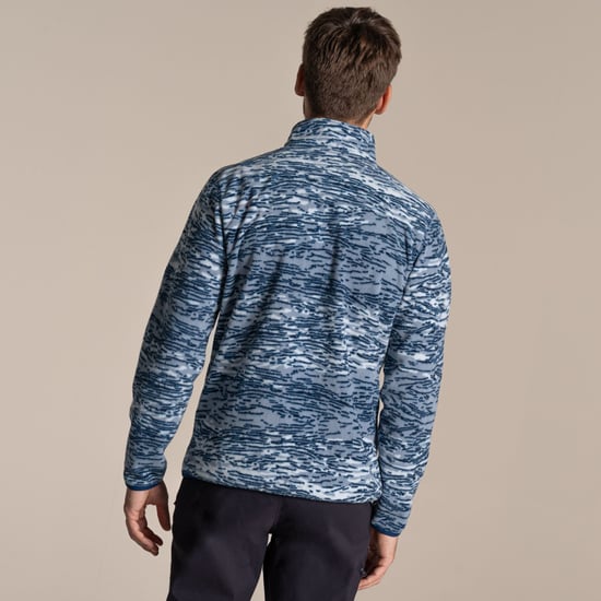 Craghoppers Heren National Trust Irt Print Fleece Top (Jeneverbes) - Image 3