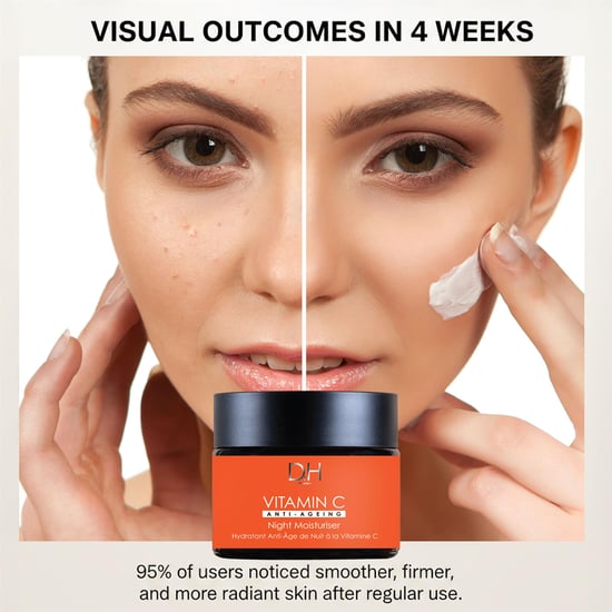 Dr H Vitamin C Anti-Ageing Night Moisturiser 60ml for Brightening, Dark Spots - Image 2