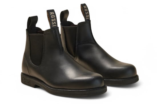 Rossi 607 Booma Black Leather Chelsea Boots - Image 3