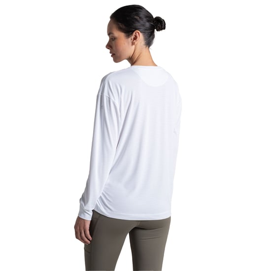 Craghoppers Dames Nosilife Langsleeve T-shirt (Wit) - Image 3
