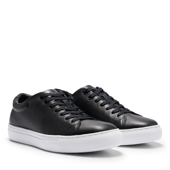 Men's Boss Enlight Tennis Trainers in Black - Image 2