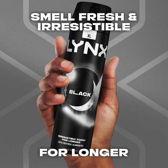 6 Pack Lynx XL Body Spray Deodorant, 200ml [Buy Six - Black] - Image 5