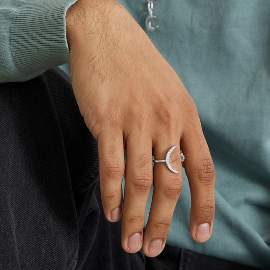 Luxenter Meral ring,made of shiny zirconia,rhodium finish - Image 3