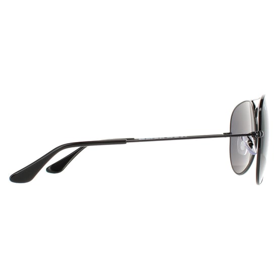 Ray-Ban Aviator Unisex Polished Black/Black Polarized Aviator 3025 Sunglasses - Image 4