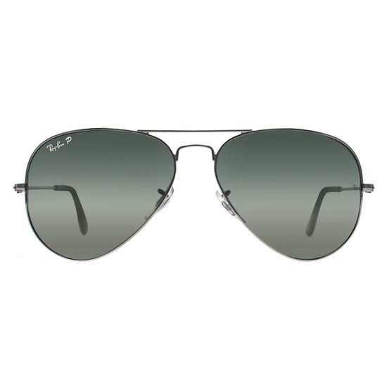 Ray-Ban zonnebril Aviator 3025 zilver gepolariseerd groene zilveren spiegel 003/59 - Image 1