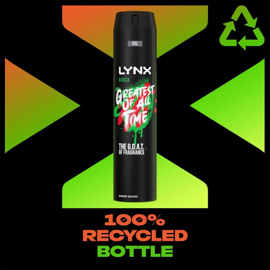 Lynx XXL Africa 48-Hour High Definition Fragrance Body Spray Deodorant, 6x250ml - Image 6