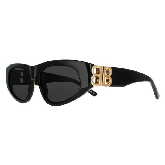 Balenciaga Oval Womens Black Grey BB0095S - Image 3