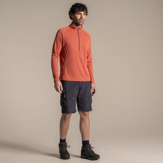 Craghoppers Heren Nosilife Half Zip Pullover (Donkere Sahara) - Image 1