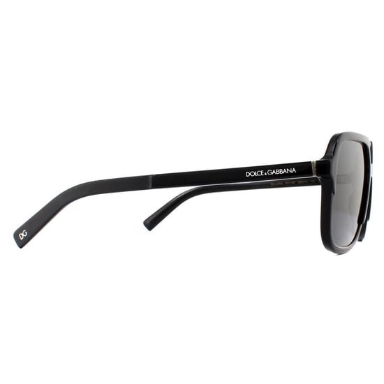 Dolce & Gabbana Zonnebril DG4354 501/87 Zwart Grijs Verloop - Image 4