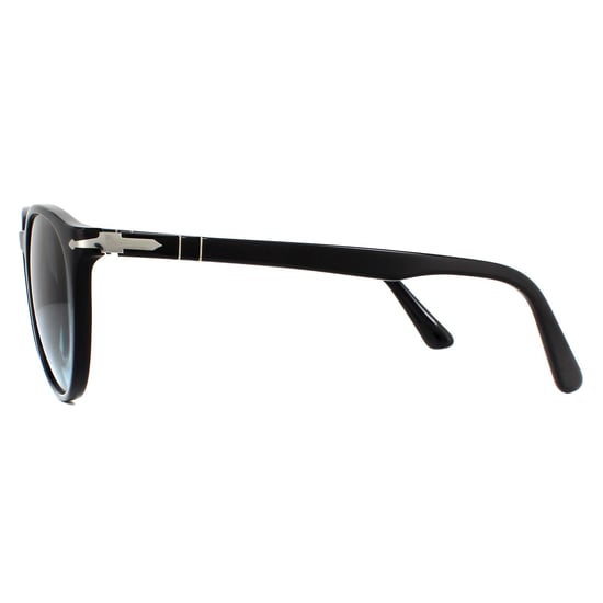 Persol Runda Unisex Svarta Azure Gradient Blå Solglasögon - Image 3
