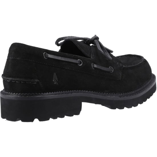 Hush Puppies Geri Mockasiner för kvinnor i svart mocka - Image 2