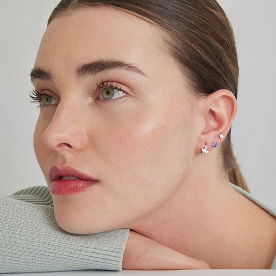 Luxenter yedia-örhängen i 925 sterling silver och rodiumpläterad ametist med zirkoner - Image 2