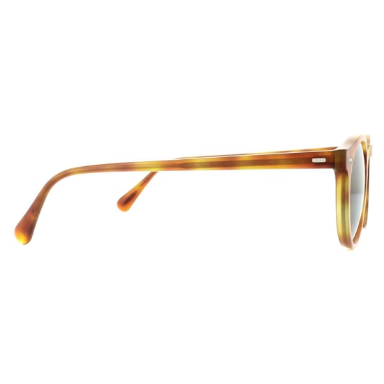 Oliver Peoples Round Mens Semi Matt Havana Indigo Photochromic Sunglasses - Image 4