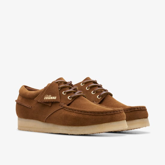 Wallabee Boat Cola Suede Shoes - Image 5