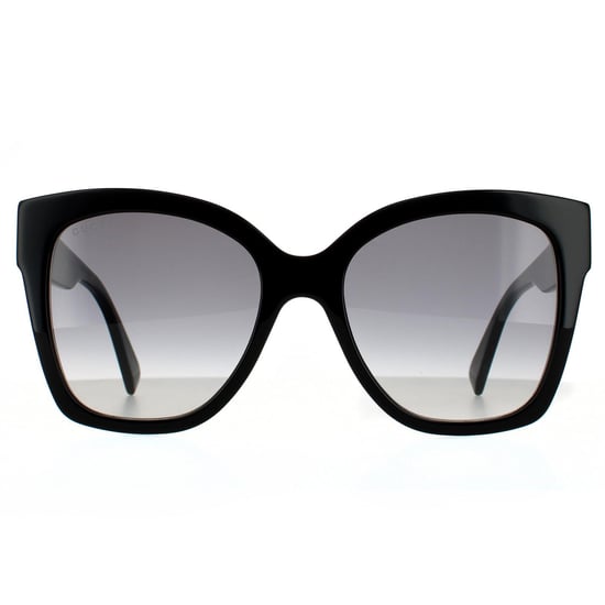 Gucci Square Womens Black Grey Gradient Sunglasses - Image 1