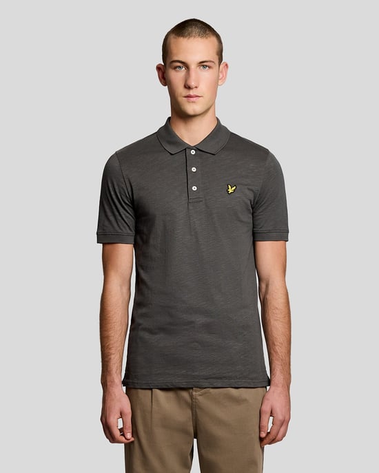 Fijn Katoen Slub Polo Shirt - Image 1