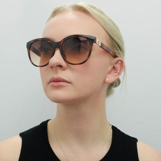 Guess Round Womens Blonde Havana Brown Gradient GU7850 - Image 5