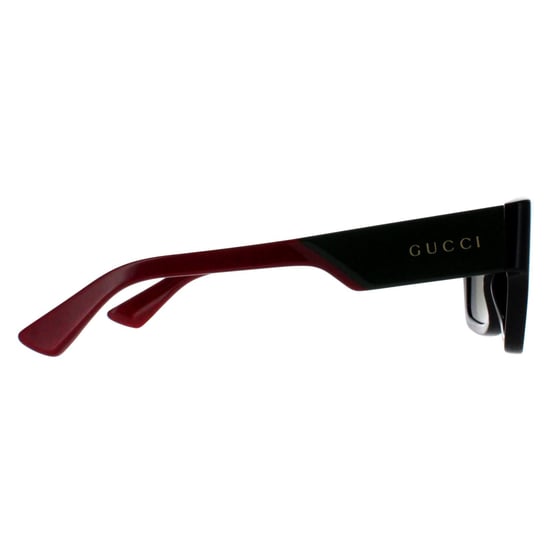 Gucci Square Mens Black with Green and Red Green GG1668S - Image 4