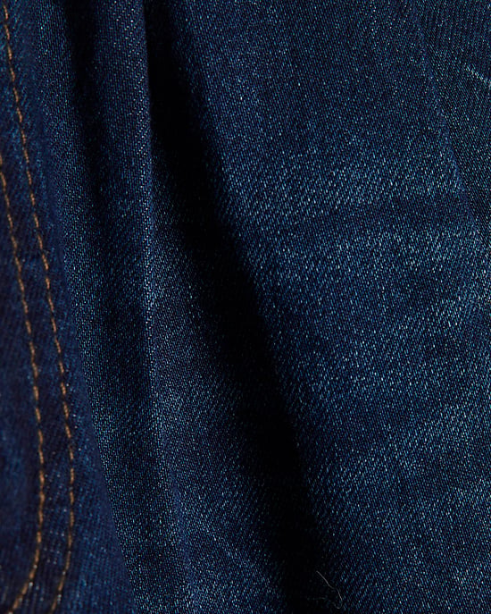 River Island Womens Wide Leg Jeans Blue High Waisted Tie Detail - Image 5