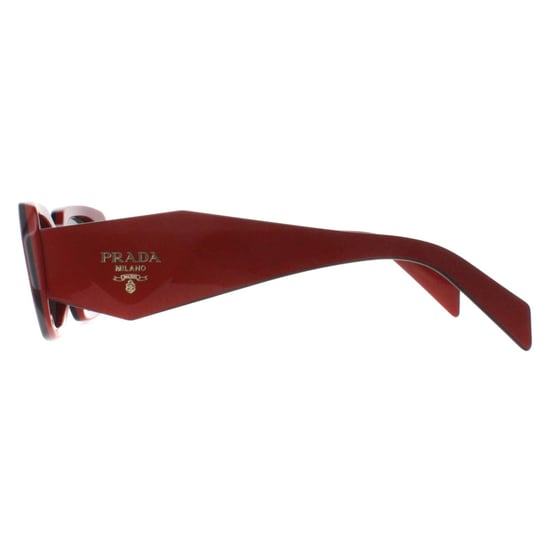 Prada Rectangle Womens Orange Black Dark Grey PR17WS - Image 3