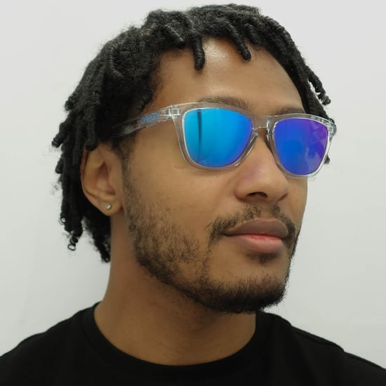 Oakley rechthoek unisex kristalheldere prizm saffier zonnebril kikkerskikkers - Image 6
