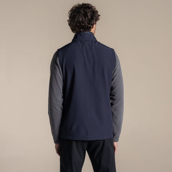 Craghoppers Mens Expert Basecamp II Softshell Gilet (Dark Navy) - Image 3