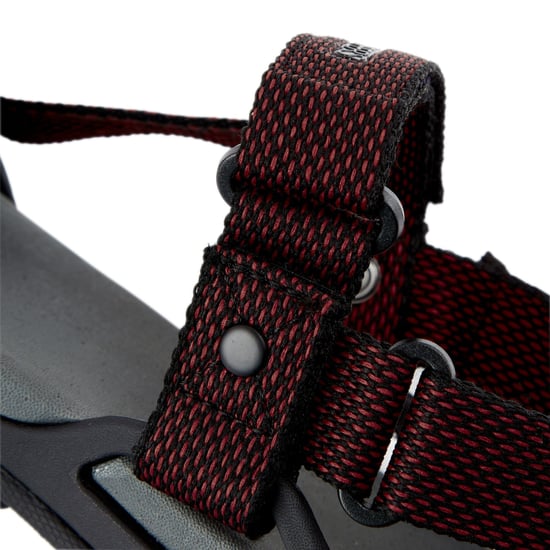 Craghoppers Mens Locke Sandals (Dark Grey/Pompeian Red) - Image 6
