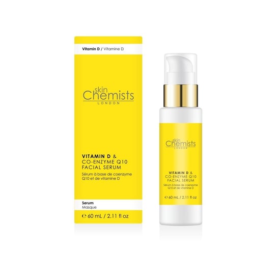 skinChemists Vitamin D Co-Enzyme Q10 & Vitamin D Anti-Ageing Serum 50ml for Loss of Firmness, Fine Lines, Wrinkles - Image 1