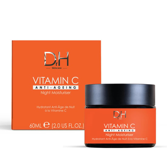 Dr H Vitamin C Anti-Ageing Night Moisturiser 60ml for Brightening, Dark Spots - Image 1