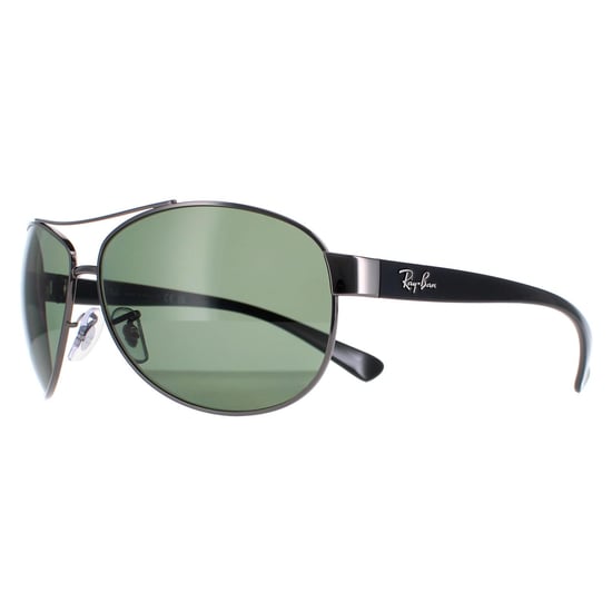 Ray-Ban Sunglasses 3386 Gunmetal Polarized Green 004/9A 63mm - Image 2
