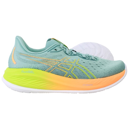 Asics Gel-Cumulus 26 Paris Womens Green Running Shoes - Image 4