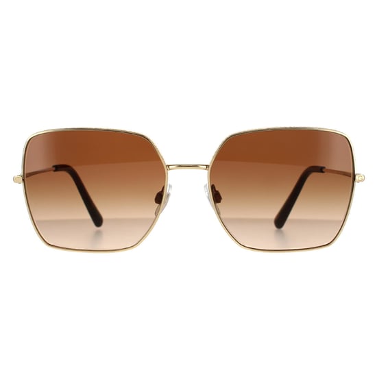 Dolce & Gabbana zonnebril DG2242 02/13 Gold Dark Brown Gradiënt - Image 1