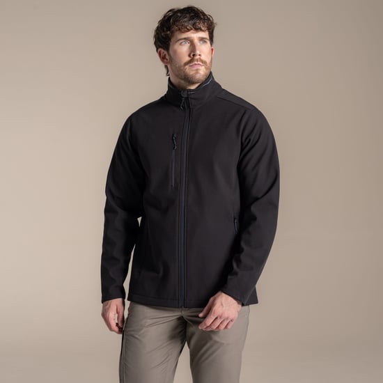 Craghoppers Mens Expert Soft Shell Jacket (Black) - Image 1