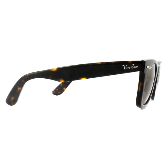 Ray-Ban Rectangle Unisex Tortoise Brown Polarized Sunglasses - Image 4