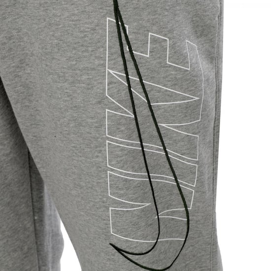 Nike Mens Grey Outline Hooded Fleece Tracksuit - Image 4