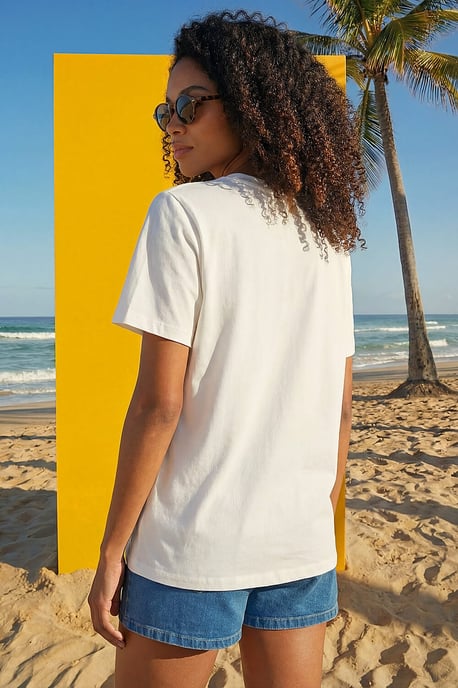 Cotton Floral Print T-Shirt - Image 3