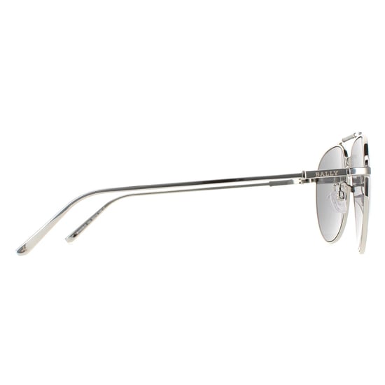 Bally Aviator Mens Silver  Grey Mirrored BY0038-D - Image 4