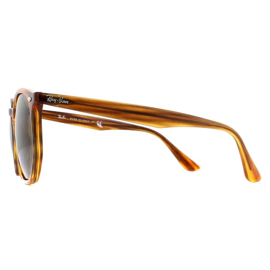 Ray-Ban Sunglasses RB4306 820/73 Striped Red Havana Dark Brown - Image 3