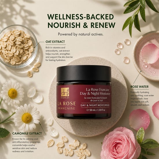 Dr Botanicals La Rose Francaise Duo Day & Night Moisturizer 50ml - Image 2