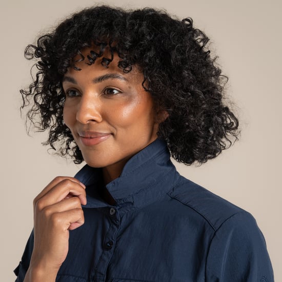 Craghoppers Dames/Dames Adventure III Nosilife Shirt Met Lange Mouwen (Blauwe Marine) - Image 4